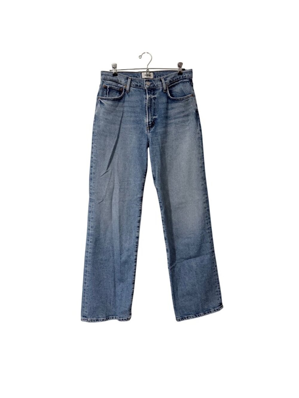 Agolde Harper Medium Wash Straight Leg Relaxed Jeans Womens Size 28